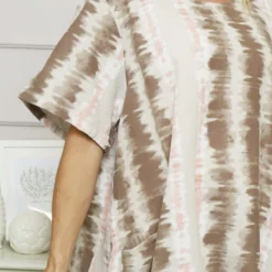 Milana Pattern Linen Dress Stone -Kitandkaboodal Store IMG 4934 21625576 15a6 4fb1 9d1b 991fb74b6372