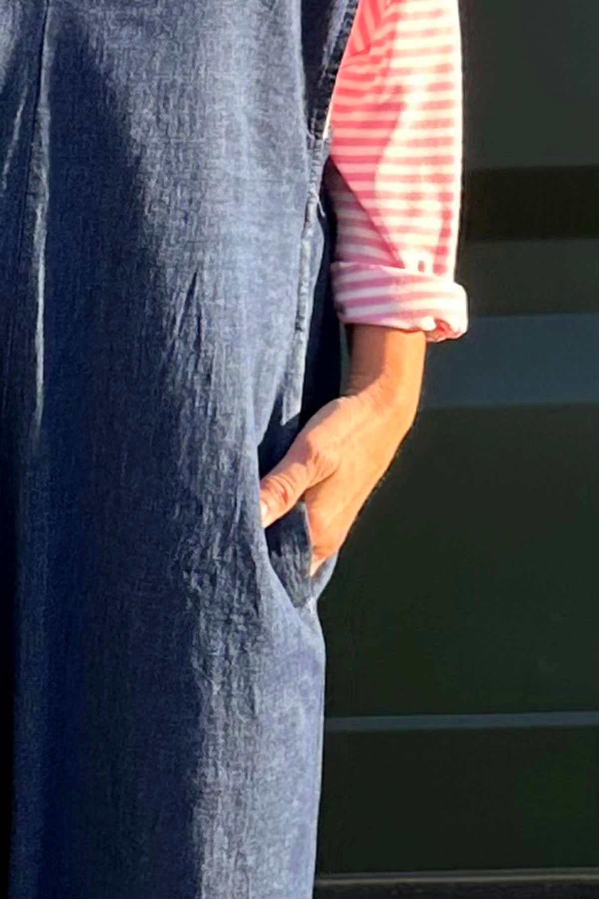 Alexia Denim Jumpsuit Dark Denim 5 Alexia Denim Jumpsuit Dark Denim - Image 3