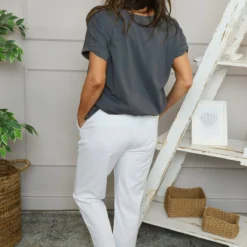 Elodie Cotton Trousers White 9 Elodie Cotton Trousers White -Kitandkaboodal Store IMG 5052 c583123c 8830 49c1 9371 eade8c55a74b