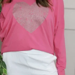 Briony Heart Cotton Top Hot Pink 8 Briony Heart Cotton Top Hot Pink -Kitandkaboodal Store IMG 5062 8c307992 7210 43f5 b9c6 f969df8d2a31