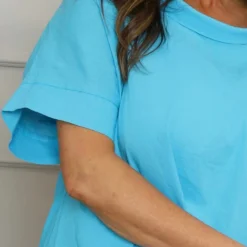 Baines Linen Top Kingfisher -Kitandkaboodal Store IMG 5078 9518e6d7 fff2 43a0 8f40 8a9a70b3d82b