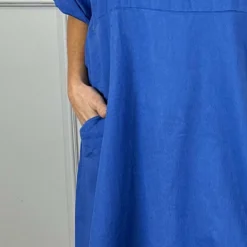 Penelope Pocket Linen Dress Cobalt 8 Penelope Pocket Linen Dress Cobalt -Kitandkaboodal Store IMG 5128 03125581 8041 4b87 b789 5d35621cd585