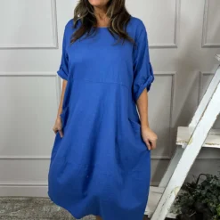 Penelope Pocket Linen Dress Cobalt 7 Penelope Pocket Linen Dress Cobalt -Kitandkaboodal Store IMG 5132 6b0c9c6d a9dd 4c1f a1f9 1f8bbdc0946e