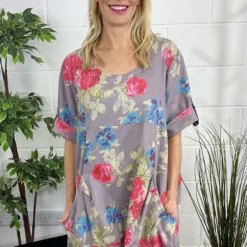 Jolee Floral Print Linen Dress Mauve 8 Jolee Floral Print Linen Dress Mauve -Kitandkaboodal Store IMG 5168 370ac315 ddb6 4826 9bd9 27dea7d9a6ac