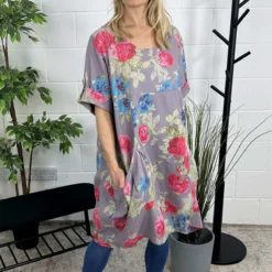 Jolee Floral Print Linen Dress Mauve 7 Jolee Floral Print Linen Dress Mauve -Kitandkaboodal Store IMG 5175 e7f88550 f4ee 4fe6 9dd3 b71691b045d0