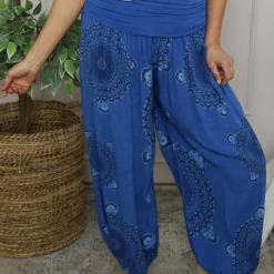 Clovia Print Harem Pants Cobalt 8 Clovia Print Harem Pants Cobalt -Kitandkaboodal Store IMG 5208 2e434486 3b88 42c8 a6dd e94bff8ceaae