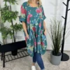 Jolee Floral Print Linen Dress Jade Green 1 Jolee Floral Print Linen Dress Jade Green -Kitandkaboodal Store IMG 5216 3d37177d c994 4564 a46e 249bf83c1386