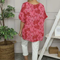 Yolanda Floral Cotton Top Fuchsia 9 Yolanda Floral Cotton Top Fuchsia -Kitandkaboodal Store IMG 5434 bc7badcc ed40 47f6 802a 4579dc8ce17b