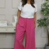 Daphne Linen Trousers Fuchsia -Kitandkaboodal Store IMG 5477 d4e6a2f2 ac42 4f05 a519 d4bb071a3445