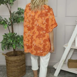 Yolanda Floral Cotton Top Orange 9 Yolanda Floral Cotton Top Orange -Kitandkaboodal Store IMG 5482 3460f7c8 9d30 470f 8fd0 0112146bd747