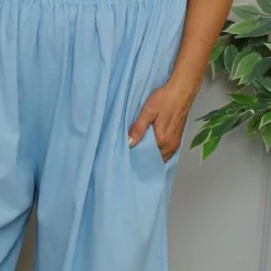 Daphne Linen Trousers Light Blue -Kitandkaboodal Store IMG 5495 9024efc4 2d82 45f3 a59e ef51a9b76af3