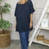 Romilda Button Cotton Top Navy -Kitandkaboodal Store IMG 5497 b601feec 5f6e 4ae8 af6a c708afc498b6