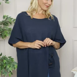 Romilda Button Cotton Top Navy 8 Romilda Button Cotton Top Navy -Kitandkaboodal Store IMG 5500 a44eeb0b 097a 4282 8346 2a67cee817b0