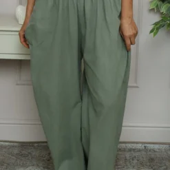 Daphne Linen Trousers Khaki 8 Daphne Linen Trousers Khaki -Kitandkaboodal Store IMG 5560 0b42ce9c ef6c 461a b687 43722d36d3ad