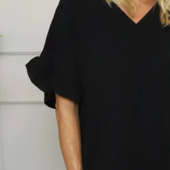 Malvina V-Neck Top Black 8 Malvina V-Neck Top Black -Kitandkaboodal Store IMG 5596 f32ddb2f d7fb 4b1d a851 df70b4cdf2ac