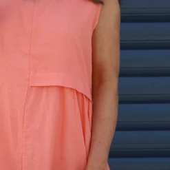 Roisin Sleeveless Linen Dress Coral 8 Roisin Sleeveless Linen Dress Coral -Kitandkaboodal Store IMG 5618 4fe79059 4cda 4e9d b8ac f5b9a5b9f287