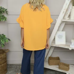 Malvina V-Neck Top Orange 9 Malvina V-Neck Top Orange -Kitandkaboodal Store IMG 5618 9bee8de9 671a 4326 b69e fdb698791331