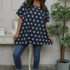 Lisette Spot Linen Top Navy -Kitandkaboodal Store IMG 5626 a219035f fd45 459c bbea 9572ae1b621b