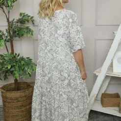 Norma Print Dress Mocha -Kitandkaboodal Store IMG 5630 9e0715cf 83da 4aa8 83ef 5ddeaa904e41