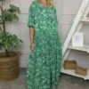 Norma Print Dress Emerald -Kitandkaboodal Store IMG 5642 990631b2 9876 4ab1 90f5 4758df0934cd