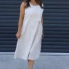 Roisin Sleeveless Linen Dress Stone 2 Roisin Sleeveless Linen Dress Stone -Kitandkaboodal Store IMG 5643 5307e46f 8213 49ea 9444 fe9ef3bf2b66