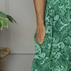 Norma Print Dress Emerald -Kitandkaboodal Store IMG 5643 bd573e95 0003 4db2 b447 6c334ef4c113