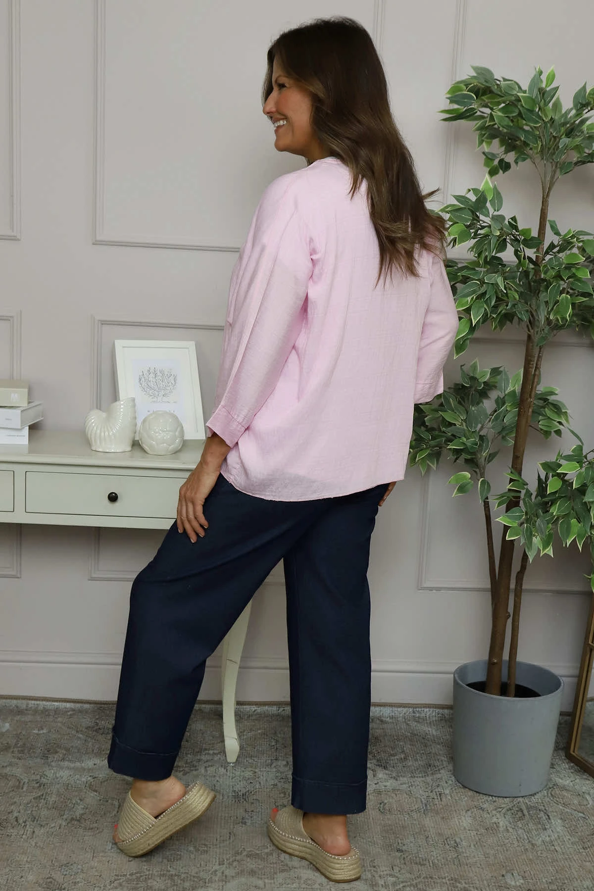 Anjou Tie Front Jacket Pink 6 Anjou Tie Front Jacket Pink - Image 4