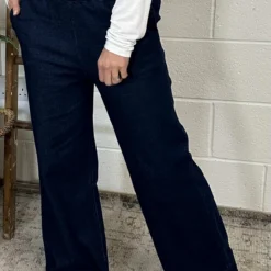 Caroline Wide Leg Denim Trousers Dark Denim 8 Caroline Wide Leg Denim Trousers Dark Denim -Kitandkaboodal Store IMG 5785 c893260e 6962 4a0b 9589 f59db3f6d1a8
