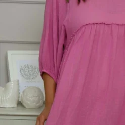 Morianna Cotton Dress Pink 8 Morianna Cotton Dress Pink -Kitandkaboodal Store IMG 5865 6b543cd8 50a9 4476 812b 3ad9f7758768
