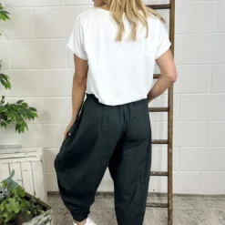 Ratana Linen Trousers Charcoal 9 Ratana Linen Trousers Charcoal -Kitandkaboodal Store IMG 5876 29a1c65e 59fa 4695 b8d9 06cc0bb149d6
