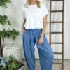 Ratana Linen Trousers Blue -Kitandkaboodal Store IMG 5880 c481616a a6d3 42c5 abb8 2f101d86fd31