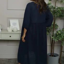 Morianna Cotton Dress Navy -Kitandkaboodal Store IMG 5966 d5752329 d12c 456d b289 4815af407439