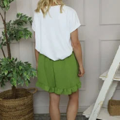 Stellina Frill Shorts Olive -Kitandkaboodal Store IMG 5974 275c8bc8 37cb 40c2 bcc4 e10976217e7b
