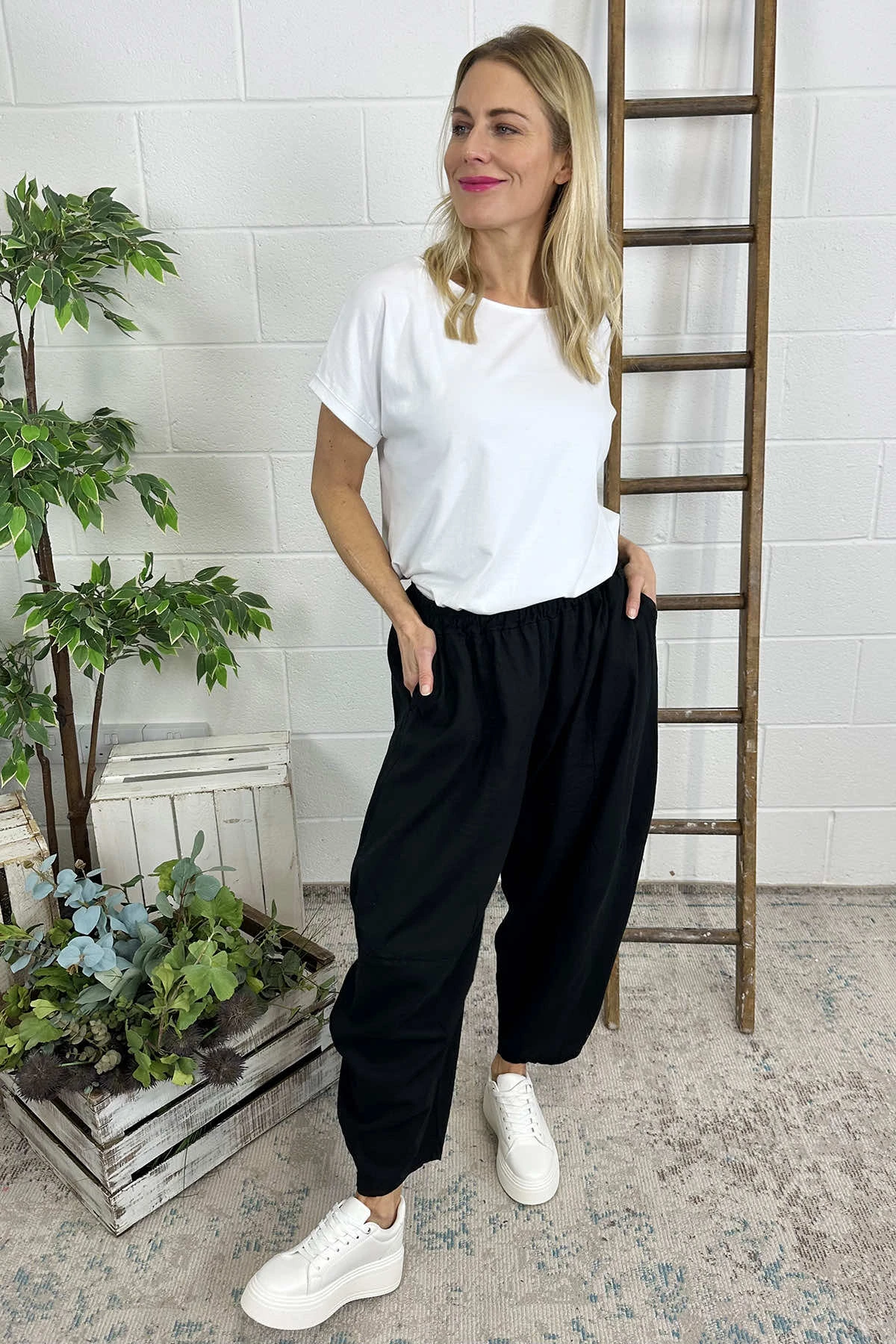 Ratana Linen Trousers Black 3 Ratana Linen Trousers Black