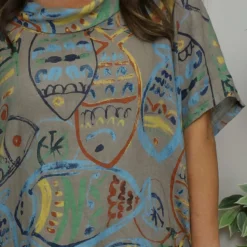 Brindisi Cowl Neck Linen Dress Mocha -Kitandkaboodal Store IMG 6025 162dee67 0f32 44c6 b38e ef67bbbf0107