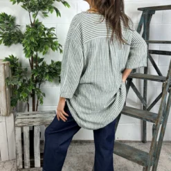 Cassia Stripe Cotton Top Khaki 9 Cassia Stripe Cotton Top Khaki -Kitandkaboodal Store IMG 6045 1f216176 4407 4658 a814 7fdd1114ee81