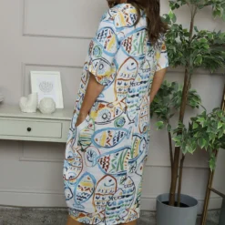 Brindisi Cowl Neck Linen Dress White 9 Brindisi Cowl Neck Linen Dress White -Kitandkaboodal Store IMG 6056 1a08caa0 0f84 4033 960c 26944445a386