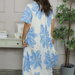 Serena Print Dress Powder Blue 9 Serena Print Dress Powder Blue -Kitandkaboodal Store IMG 6150 bebc3603 9b69 482b b981 fd54db4f31dc