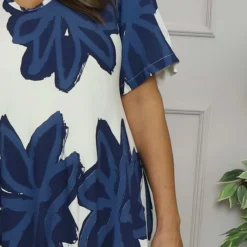 Serena Print Dress Navy 8 Serena Print Dress Navy -Kitandkaboodal Store IMG 6162 e3448ea2 fa0d 4124 afd0 d9c694587c9a