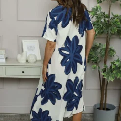 Serena Print Dress Navy 9 Serena Print Dress Navy -Kitandkaboodal Store IMG 6170 64bc2ce6 2a84 439b 9685 0f3a542ef00d