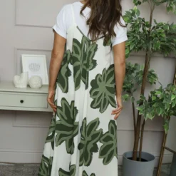 Miren Print Strap Dress Khaki -Kitandkaboodal Store IMG 6186 3d6237df 1184 445d 8903 609c1569329a