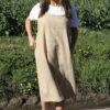 Adina Linen Pinafore Dress Camel -Kitandkaboodal Store IMG 6215 664cac41 d663 4ac5 94e6 1bd69b76a976