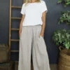 Daphne Gingham Wide Leg Trousers Mocha 1 Daphne Gingham Wide Leg Trousers Mocha -Kitandkaboodal Store IMG 6275 2b4c76fc 0c0b 40c8 8d7a e9feea6ff69f