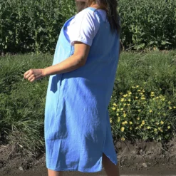 Adina Linen Pinafore Dress Powder Blue 9 Adina Linen Pinafore Dress Powder Blue -Kitandkaboodal Store IMG 6302 24ca1986 2071 471c beea 13e094320625