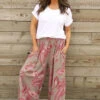 Daphne Paisley Wide Leg Trousers Mocha -Kitandkaboodal Store IMG 6303 b0c02f8d db9e 41e1 b494 c807b75bdd92