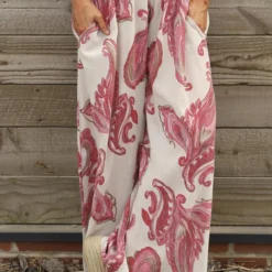 Daphne Paisley Wide Leg Trousers Stone 8 Daphne Paisley Wide Leg Trousers Stone -Kitandkaboodal Store IMG 6370 4ea85330 5b35 4219 be50 92d4a1a18c0b