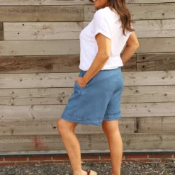 Rosemary Denim Shorts Mid Denim 9 Rosemary Denim Shorts Mid Denim -Kitandkaboodal Store IMG 6470 d7dee127 268f 427d 8dd8 cc58f8dd5ce2