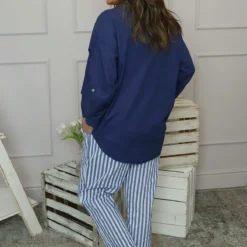Auden Stripe Trousers Blue 9 Auden Stripe Trousers Blue -Kitandkaboodal Store IMG 6525 1dc83cd9 13eb 4019 aaa8 f02cdb08df58