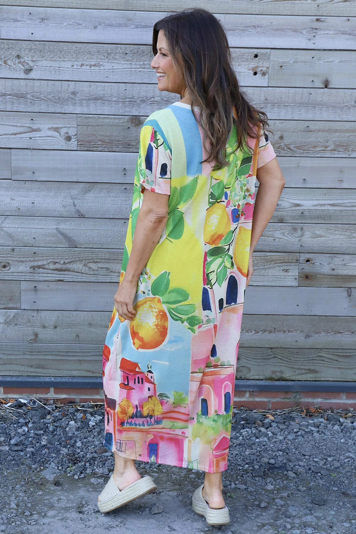 Sicily Print Dress 6 Sicily Print Dress - Image 4