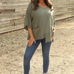 Isolde Linen Top Khaki -Kitandkaboodal Store IMG 6620 078803f5 632e 4a09 92f9 f8aaa91f9087